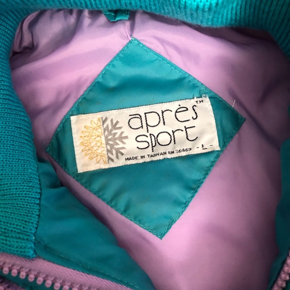 Apres Sport Color Block Puffer Coat - Picture 2 of 8